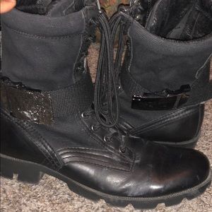 Black Jump Combat Boots